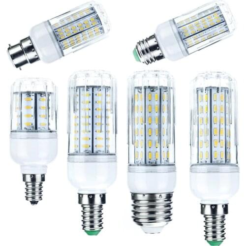 Bright LED Corn Light Bulbs E14 B22 E27 GU10 10W 20W 25W 30W 36 72 96 138LEDs 4014 SMD Lamps Ampoule AC 110V 220V Light Lighting
