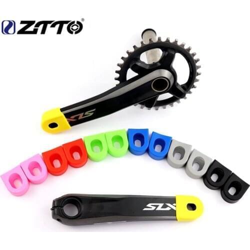 ZTTO MTB Road Bike Crank Protector Carbon Crankset Silicone Gel Cover Protective Sleeve Bicycle Boots 2pcs Bicycle Accessories 3