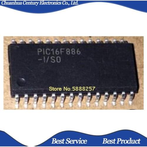 10 pcs/lot PIC16F886-I/SO SOP28 New and Original In Stock