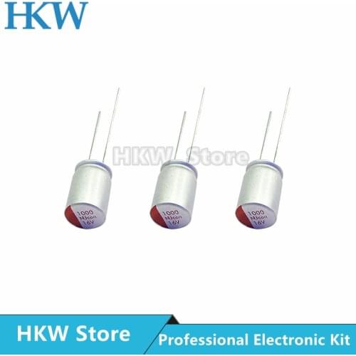 20pcs NEW DIP 1000uF 16V 8x12mm Super Low ESR 16V1000uF For Motherboard VGA Solid Aluminum Capacitor 1000UF16V High Quality 8*12