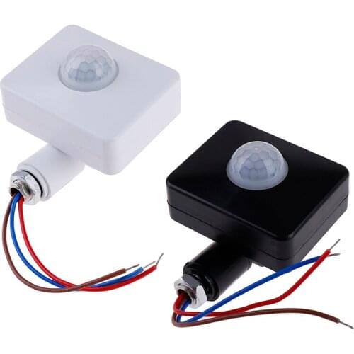 DC 12V Motion Sensor Automatic Infrared AC 110V 220V PIR Motion Switch Detector Lamp Light Timer Sensor Switch Dropshipping