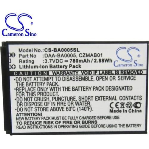 CameronSino for CREATIVE Zen Micro 4GB 5GB 6GB Zen Micro Photo 70PD000000039 BA20603R69900 CZMAB01 DAA-BA0005 battery