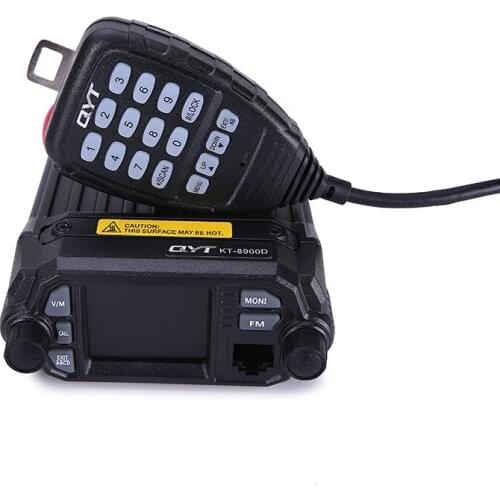 QYT KT-8900D 25W VHF UHF dual band quad standby two way radio car mouted mobile radio walkie talkie