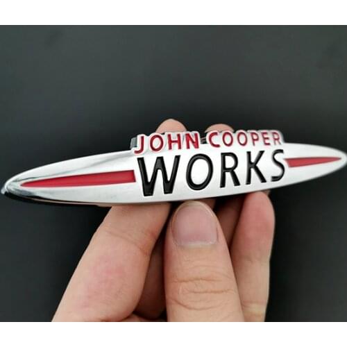 JCW John WORKS Sticker Emblem Decor for Min Cooper One Countryman R50 R52 F55 F56 R55 R56 R60 F60 Car Accessories