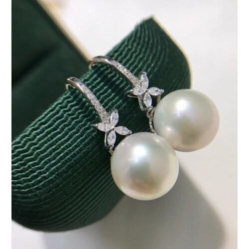 Classical 925 Sterling Silver Earrings Findings Settings Base Mountings Parts Mounts for Coral Pearls Agate Crystal Stones