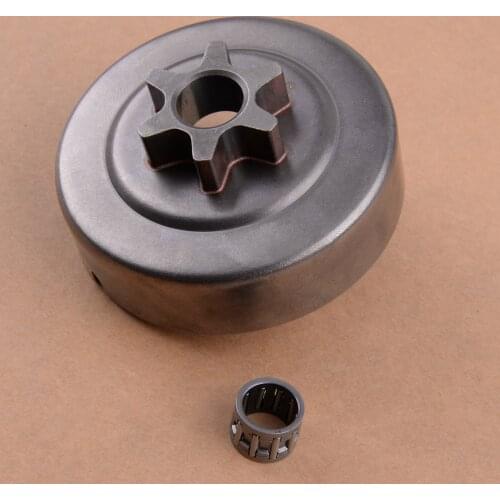 LETAOSK Chainsaw Clutch Drum Sprocket & Bearing 3/8 6T Fit for Stihl 017 018 021 023 025 MS170 MS180