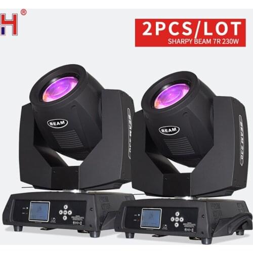 7R 230W Moving Head Led Light 14 Colors+17 Gobos Stage Becen Beam 16CH 2pcs/Lot