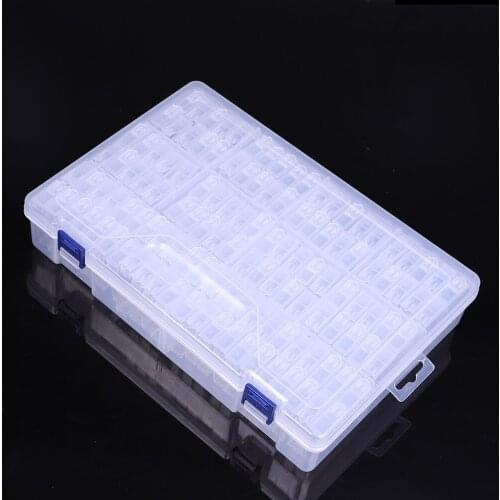 124/248 Bottles 5d Diamond Painting Accessories box DIY Diamant Embroidery Mosaic Tools Bead Transparent Plastic Drill Storage