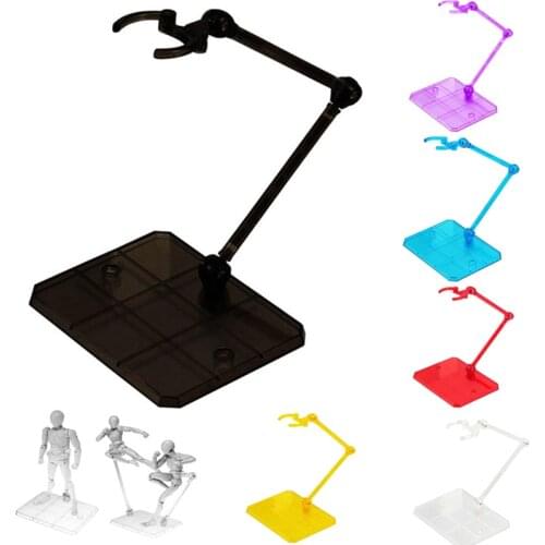 Wholesale 6 Colors Action Figure Base Suitable Display Stand Bracket For 1/144 HG/RG Gundam/Animation Cinema Game ACG