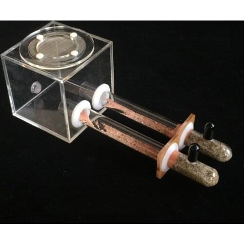 15MM Double Hole Simple Test Tube Nest Ant Nest Small Community Breeding Ant Farm Send Test Tube Bracket