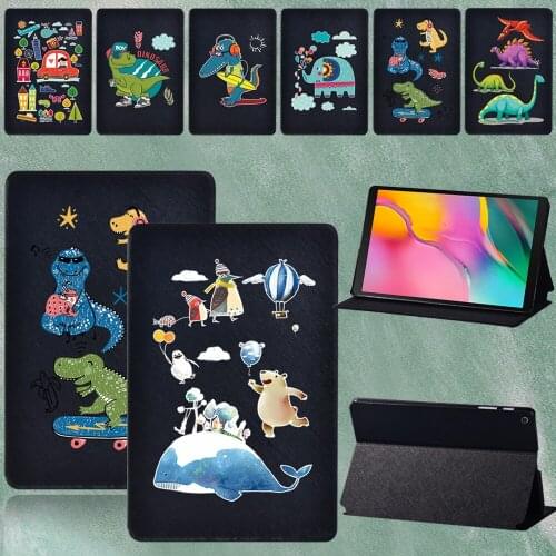 For Samsung Galaxy Tab A7 10.4" T500/Tab 10.1/9.7/10.5/9.6 Inch T720 T590 T510 Tablet Leather Foldable Stand Cover