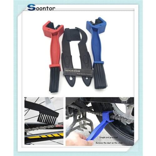 Motorcycle bike Chain Gear Scrubber Cleaner Brush Tools For SUZUKI GSR600 GSR750 GSX-S750 GSXR1000 GSXR600 GSXR750