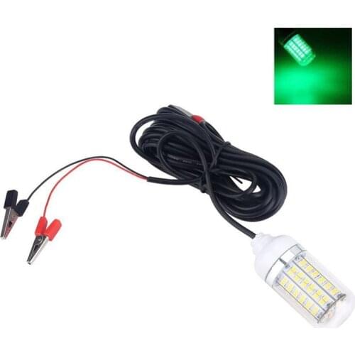 12V Fishing Light LED Underwater Green Fishing Light Lures Fish Finder Lamp Deep Drop Underwater Light Attracts Prawns Squid