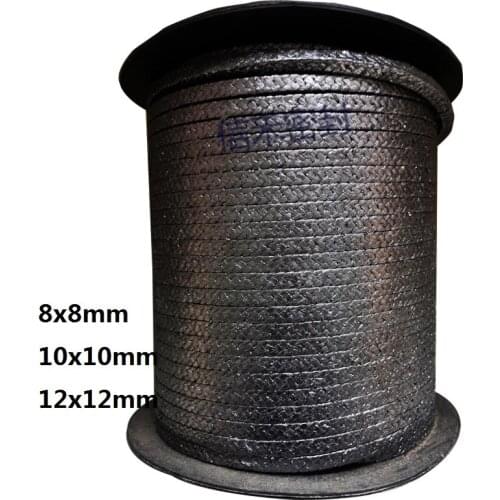 8mm 10mm 12mm graphite packing Graphite wire rod Graphite rope Graphite nickel wire black lead plumbago cord wire packing valve