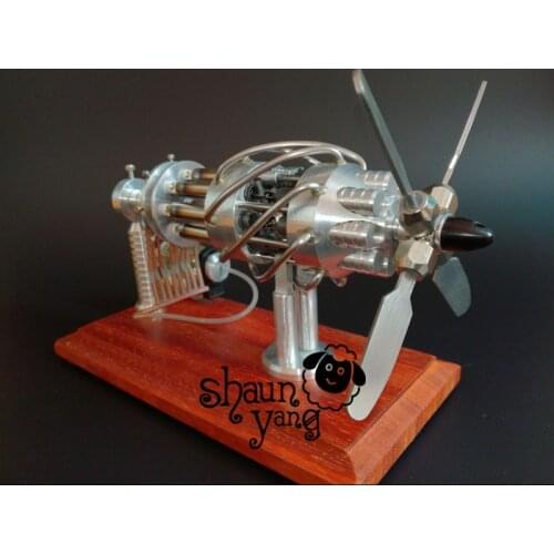 Cool ! Hot air Stirling engine swash plate 16 Generator Model Educational Toys 'BIG FREE MAN' New arrival