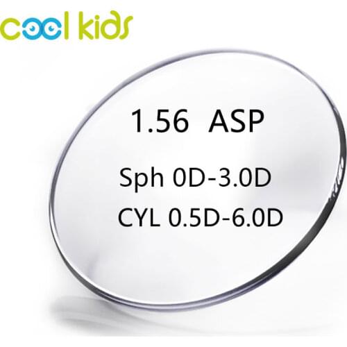 COOL KIDS Lenses Myopia Pairs 1.56 ASP Prescription Optical Spectacles Lenses Eyewear for Men and Women Child Eyewear