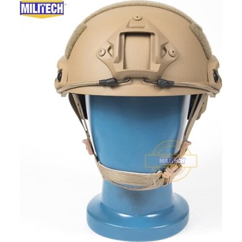 MILITECH FAST Coyote FA Style Super ABS Airsoft Tactical Helmet Ops Core Style High Cut Training Helmet Ballistic Style Helmet