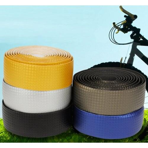 New High Quality Cycling Road Bike Sports Bicycle Cork Handlebar Tape + 2 Bar Plug Carbon Fibre belt Fiber strap SM004