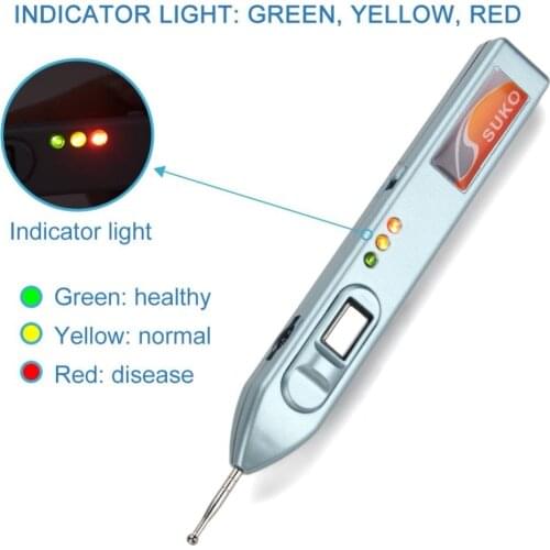 Optical Ear Detection Auricular Points Detector Warning Sound Auriculotherapy Acupressure Ear Acupressure Massage Therapy Probe