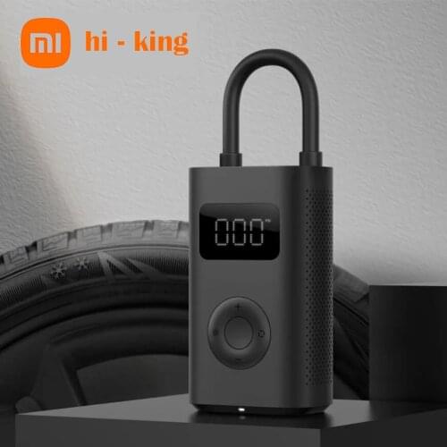 Original Xiaomi Mi Mijia Portable Smart Digital Tire Pressure Detection Electric Inflator Pump For Bike Motorcycle Car Football