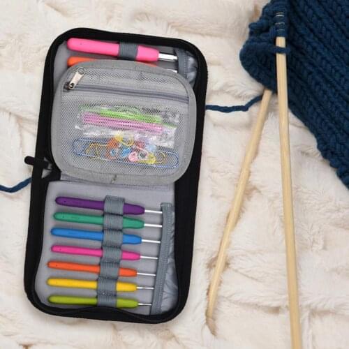 80% Dropshipping!!1 Set of crochet storage saves Oxford cloth non-slip handle household delicate knitting craft