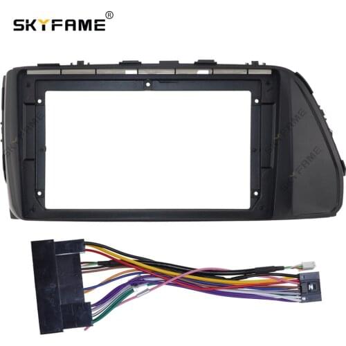 SKYFAME Car Frame Cable For HYUNDAI Accent Verna 2017-2019 Screen Dask Kit Fascia Frame