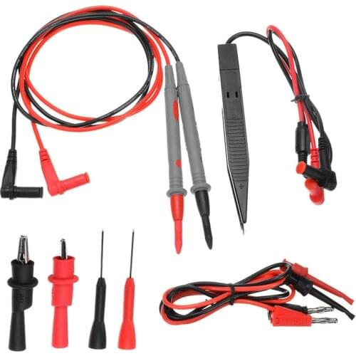 1 Kit Electrical Multimeter Probe Test Hook Test Lead Kits Alligator Clip Test Hook Probes Wire Needle Tool