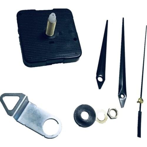 10sets Practical DIY High Torque Clock Mechanism 28mm Total Shaft Length Wall clock movement with hook Replacement accessories