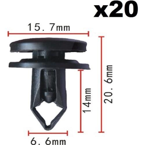 20x Nylon For Honda 08 Accord trunk buckle / Clip