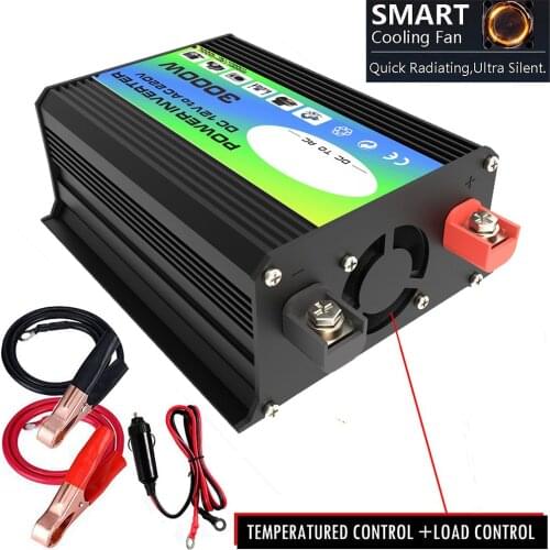 300W 12V to 220V/110V Car Power Inverter Converter Charger Adapter Dual USB Voltage Transformer Modified Sine Wave