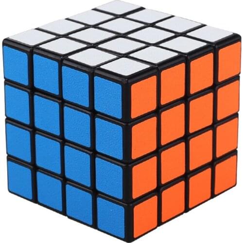 4x4x4 Ultra-smooth SS 4x4 High Speed Contest Magic Cube Twist Puzzle 3D IQ Game Fancy Cubic Brain Teaser Toy 62mm Black Or White