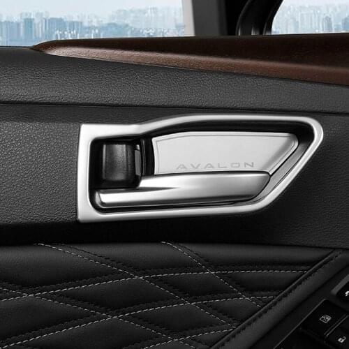 CarStyling For Toyota Avalon 2019 2020 2021 accessories Car door bowl decorated patch interior Handle Protector Cover sticker