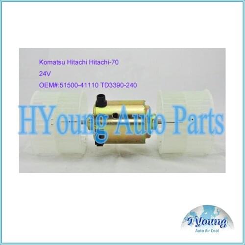 Auto Air Conditioning Blower FAN Motor for Komatsu Hitachi Hitachi-70 Excavator 5150041110 TD3390240 24V