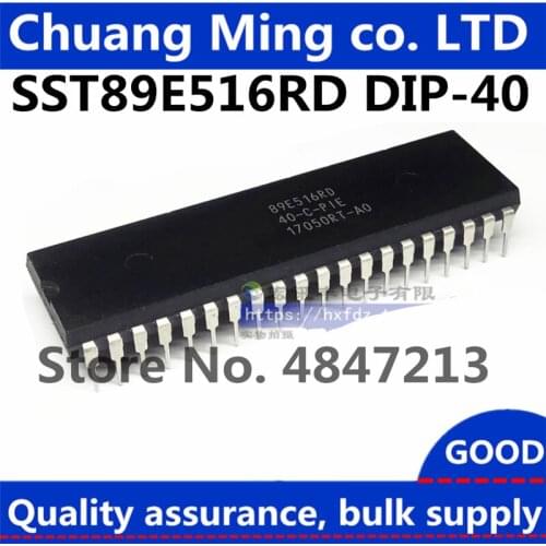 Free Shipping 5-50pcs/lots SST89E516RD-40-C-PIE SST89E516RD SST89E516 89E516 DIP-40 IC In stock