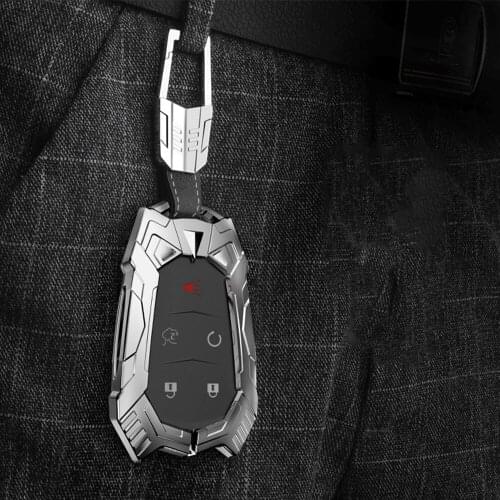 Hard Zinc Alloy Car Key Cover Case For Cadillac Escalade CTS XTS ATS ATS-L XLS SRX 2015 4/5/6 Button CTS-V XT5 CT6 Protect Shell