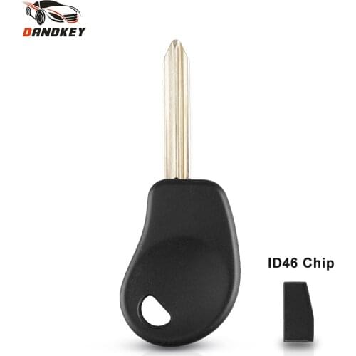 Dandkey Car Key Shell Transponder ID46 Chip Fob Case For Citroen C5 C6 Picasso Saxo Jumpy Despatch SX9 Blade Blank Key Cover