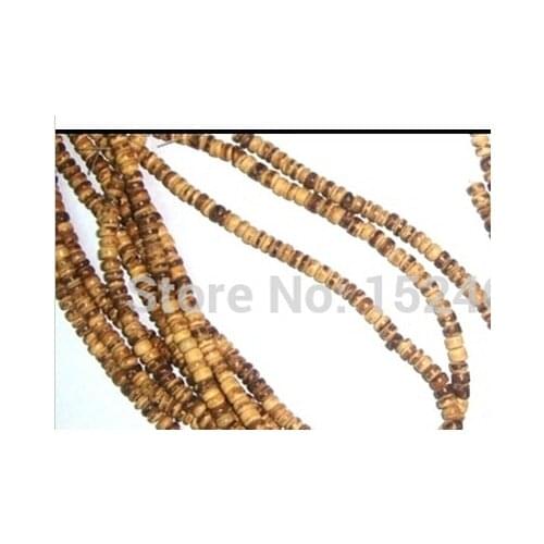 5mm(1/4") Dia. Approx 520Pcs hot- Coconut Wood Column Loose Beads watch aliexpress spacers other jewelry lot