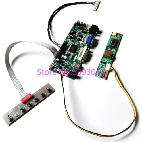 For LTN141WD-L05/L06/L07/L09 VGA+DVI 14.1" Inverter 1440*900 30Pin LVDS 1CCFL M.NT68676 LCD display controller card DIY kit