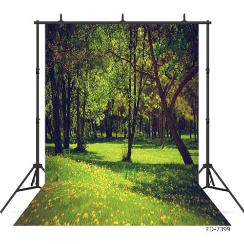 Photo Backdrops Green Summer Park Grassland Photography Shooting Backgrounds for Children Portrait Photophone Studio Props