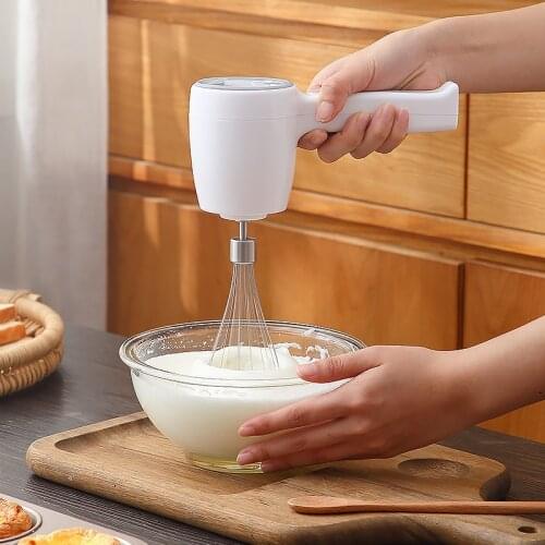 Kitchen Wireless Whisk Electric Household Baking Small Mini Blender Automatic Cream Whisk High Power Hand-Held Cake Making Tool