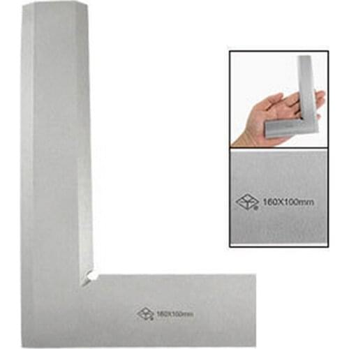 Stainless Steel Bladed 90 Degree 63x40 100x63 160x100mm 200x125m Angle Try Square Ruler Bevel Edge Square Gauge edge angle ruler