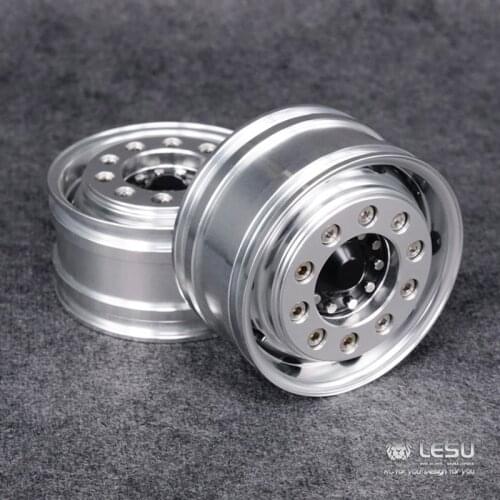 Metal Wheel Hub A2 for 1/14 LESU Front Axles RC Tractor Truck HINO700 DIY Dumper Model