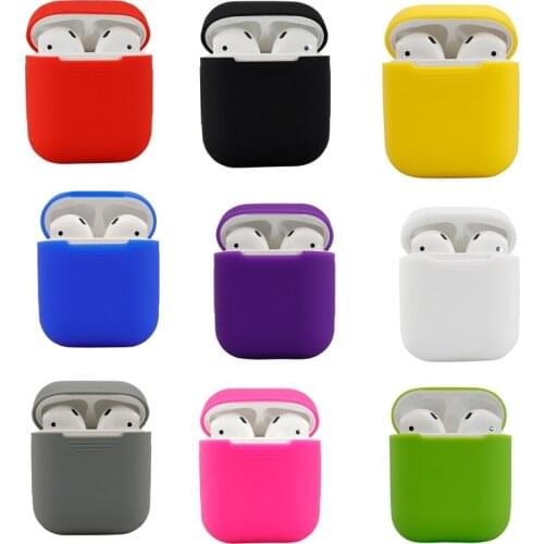 Soft Silicone Case for Airpods 2 Case Wireless Earphone Case Cover for Airpods 1 Case