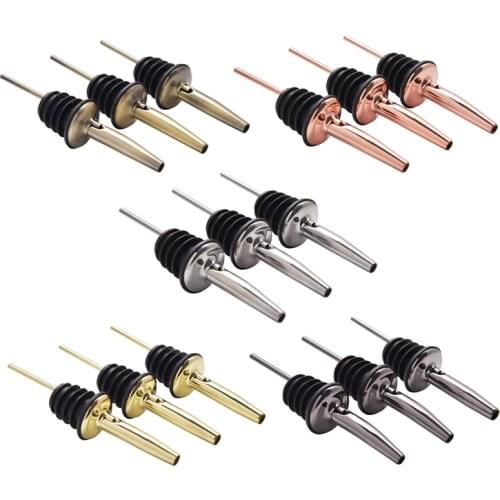 Premium Stainless Steel Wine Pourer Set (3 Pieces) / Liquor Spirit Pourer / Premium Barware, wine accessories