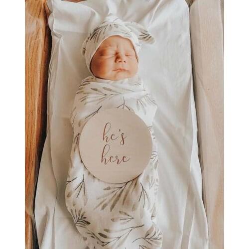 Hes/Shes Here Sign | Birth Announcement | Newborn Announcement | Newborn Photography Baby Milestone Card, New Baby Gift