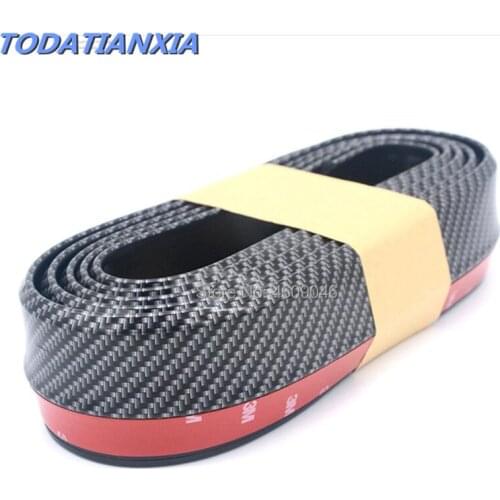 Carbon Fiber Car Front Bumper Lip for citroen smart fortwo ford focus mk2 bmw m audi q5 bmw x5 e53 mercedes w203 opel astra bmw