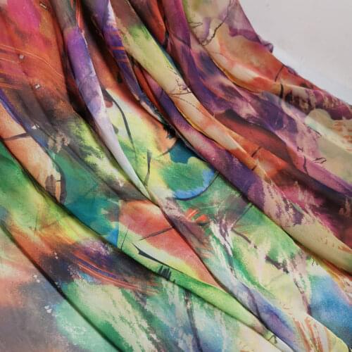 Dress Dancing Fabric Flowing 30D Chiffon Costume Material DIY Stage Cosplay