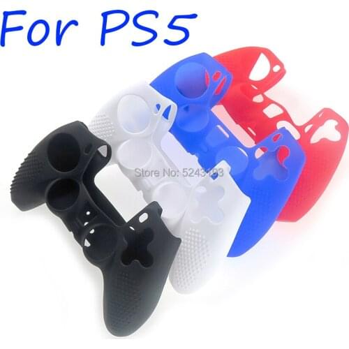 50PCS Silicone Gamepad Protective Cover Joystick Case for SONY Playstation 5 PS5 Game Controller Skin Guard Game Accessories