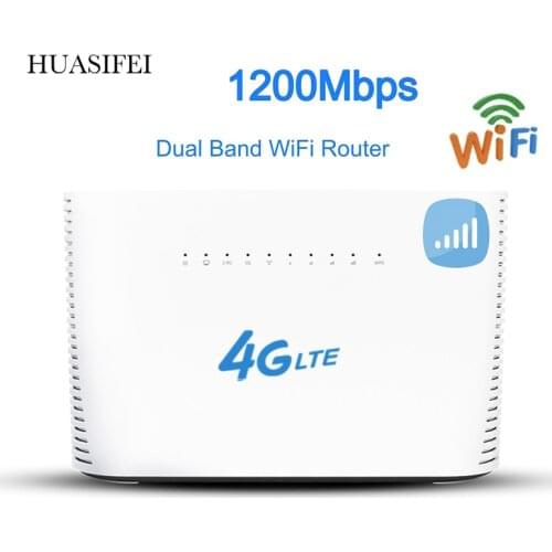 AC1200M 3G 4G Portable Hotspot Lte Wifi Router Wan/Lan Port Dual Band TR069 Support SIM card 4G Router IPSec L2TP PPTP