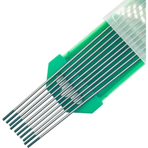 Green Tip Pure Tungsten Electrode 1.6mm X 150mmsolder For Soldering Aluminum Solder For Soldering Aluminum Welding Electrodes